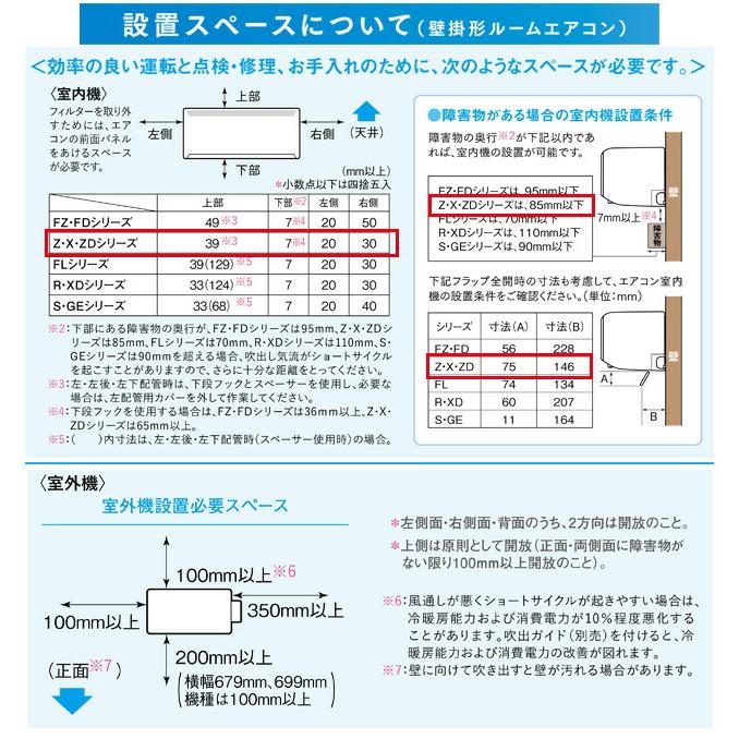 三菱（MITSUBISHI） Zシリーズ 霧ヶ峰 ルームエアコン 冷房/暖房：29畳