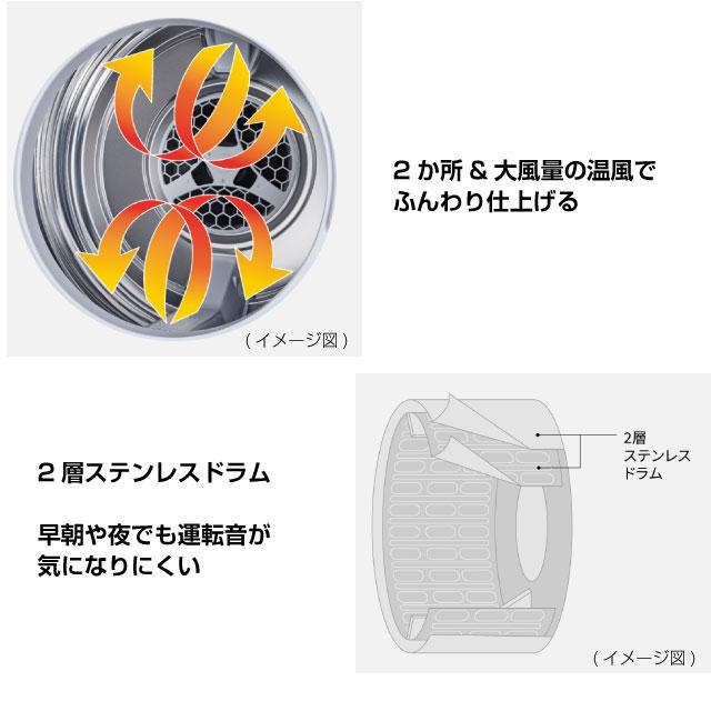 Panasonic（パナソニック） 電気衣類乾燥機 衣類乾燥機 乾燥容量：5.0