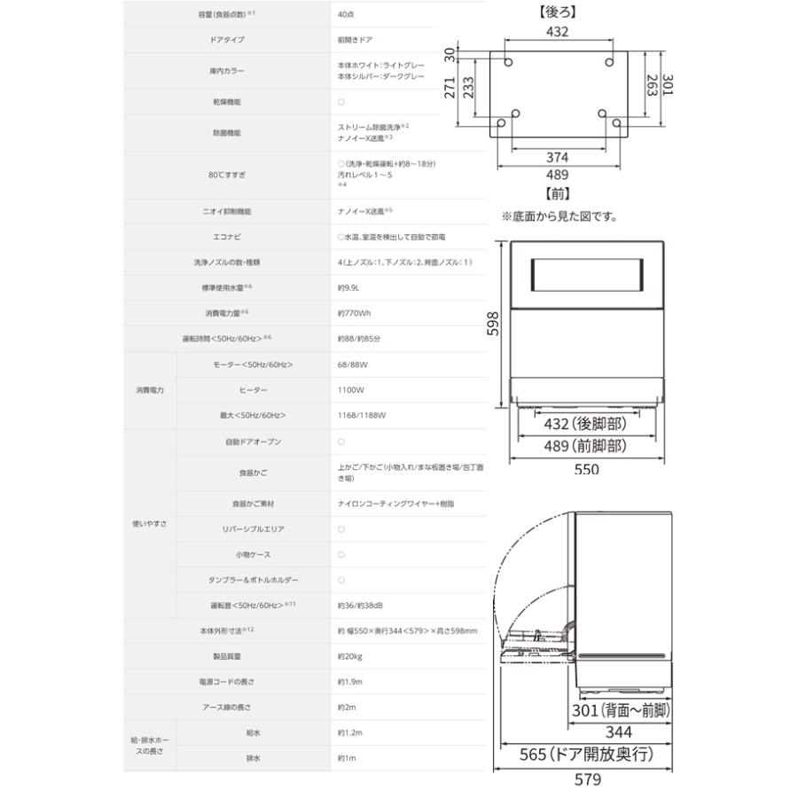 Panasonic（パナソニック） 食器洗い機 工事費込みセット レギュラー