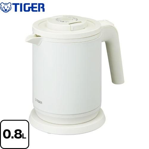 タイガー（TIGER） 電気ケトル・ポット 0.8L PCK-A081-WM 蒸気レス電気