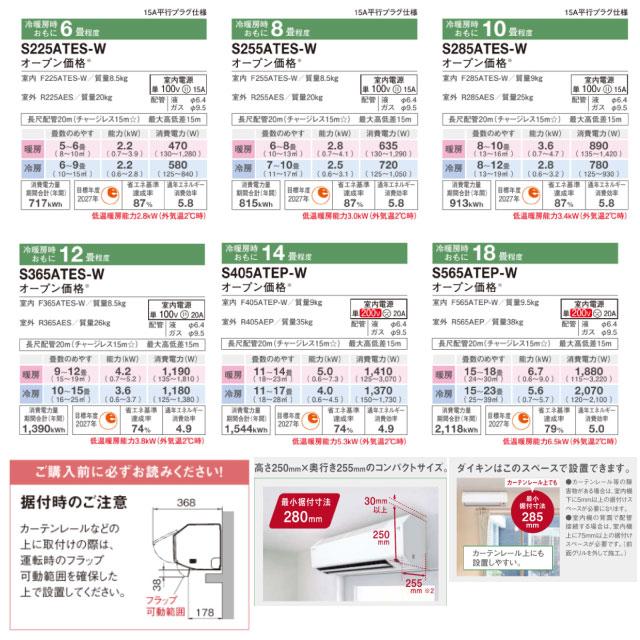 ダイキン（DAIKIN） 工事費込みセット Eシリーズ ルームエアコン 冷房
