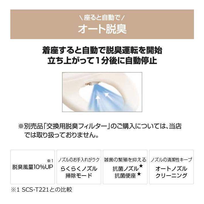 （　SCS-T160S　の先代モデル）温水洗浄便座　取付工事可　クリーンウォッシュ　東芝　SCS-T160　オート脱臭付