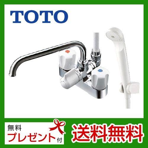 TMS27C　TOTO 浴室シャワー水栓 台付きタイプ　2ハンドルシャワー水栓 スプレー（節水）シャワー 混合水栓 蛇口 デッキタイプ｜torikae-com