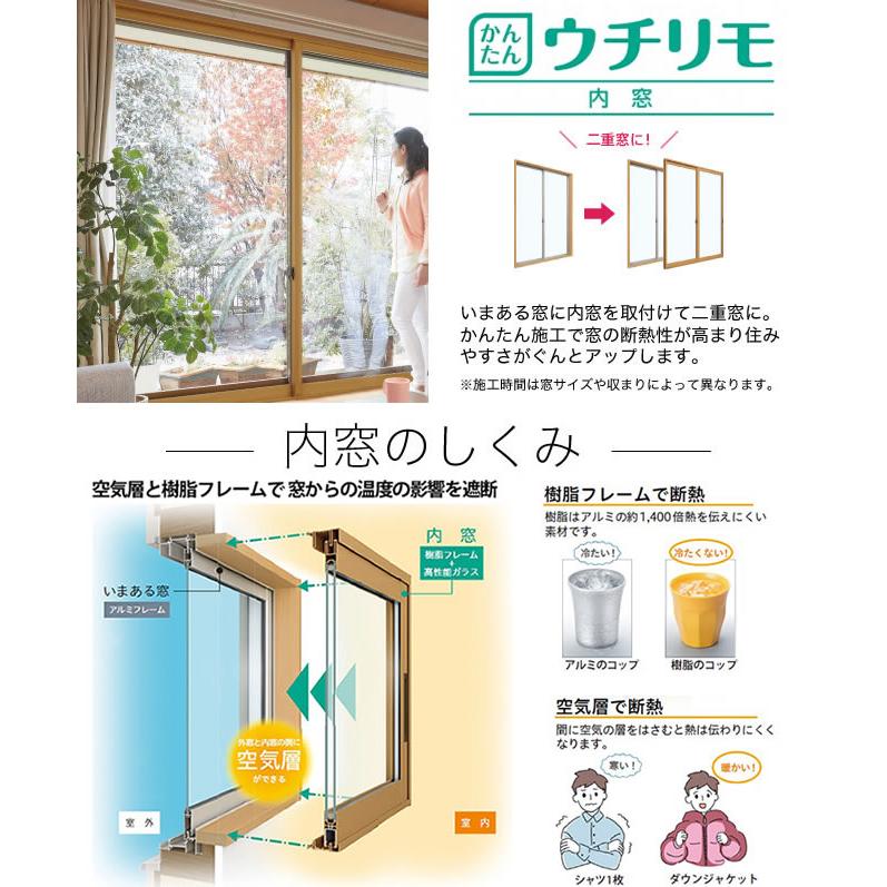 工事費込みセット 内窓 引き違い窓 YKK UM-PLU-2 【サイズ・ガラス種類