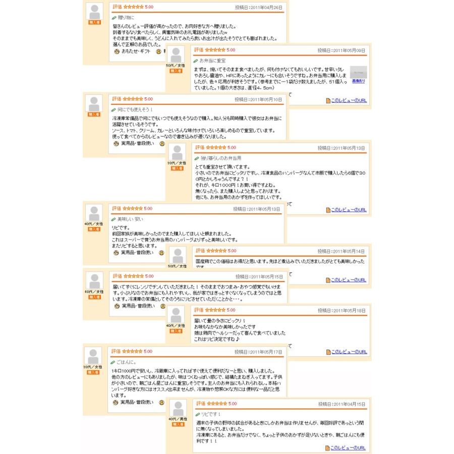 ハンバーグ メガ盛り約50個 1kg 一口サイズのミニハンバーグ 国産鶏使用 カレー、お弁当、朝食に最適なお惣菜、おかずレンジでチン 鳥益 |  | 06