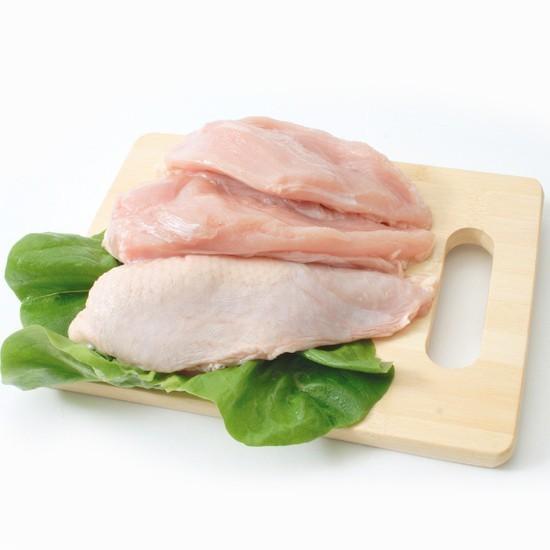 菜彩鶏 むね肉 500g (岩手県産) (0.5kg)全飼育期間において抗生物質を使用せず健康な鶏を育てています。
