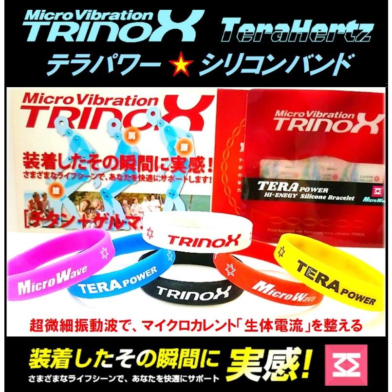 手数料安い TRINOX テラパワー シリコンバンド テラシール 男女兼用 ブレスレット 健康 スポーツ 野球 バランス 肩こり解消
