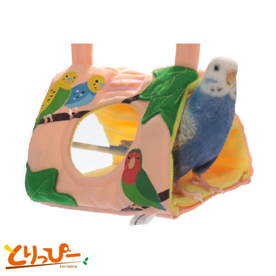 インコのおもちゃ なかよしバード さんかくトンネル(S) (インコの