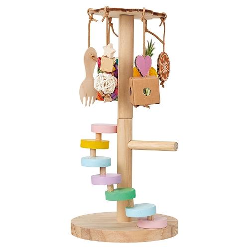 インコのおもちゃ マルカン バードカーニバル 階段でゆらゆら インコのおもちゃ マルカン バードカーニバル 階段でゆらゆら