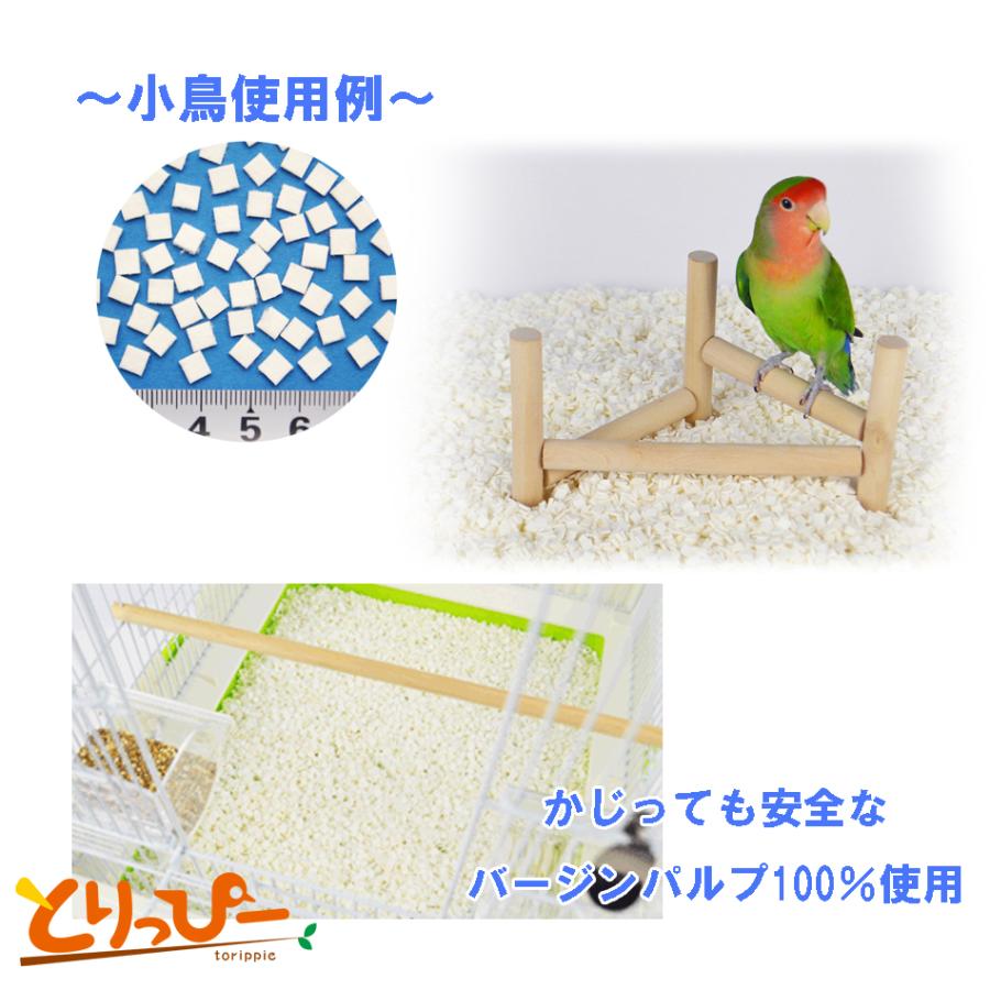 SANKO 小鳥 小動物 ノンダスト ドライペーパー 約1.3kg 紙製敷材 G05｜torippie｜02