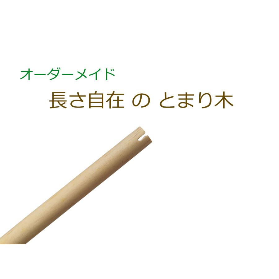 オーダーメイド 小鳥カゴのとまり木 サイズ指定OK : とりっぴー小鳥
