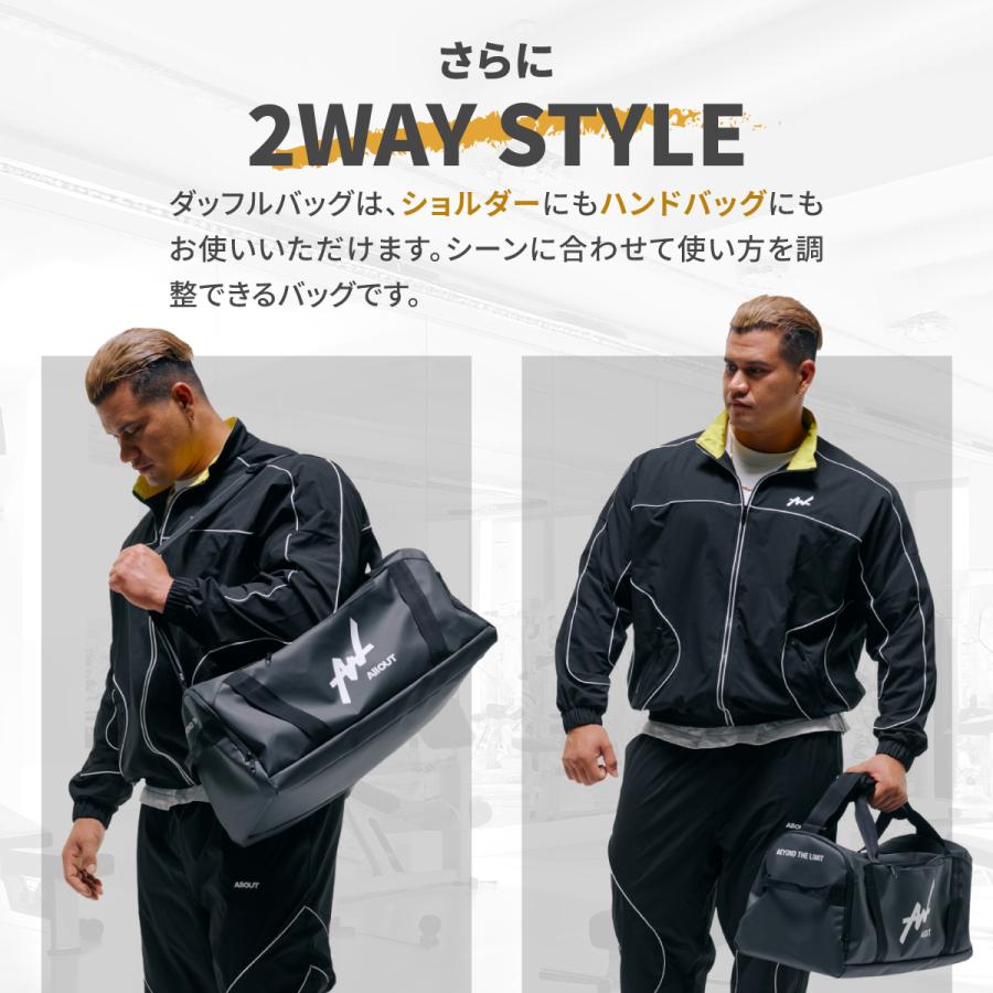 ALL OUT トレーニングバッグ ダッフルバッグ ジムバッグ ２way 防水 シューズ収納 大容量 正規品 ポイント利用 爆買 |  | 06