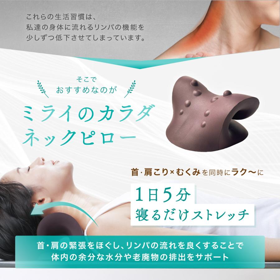 ネックピロー ミライのカラダ ストレートネック 枕 矯正 スマホ首 柔道