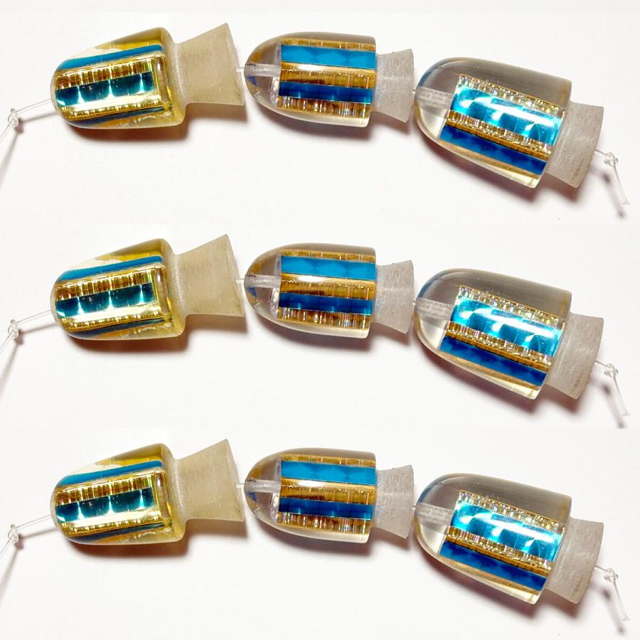 カツオヘッド 鳥山漁具 【8号のイカ装着用】トローリング アクリル