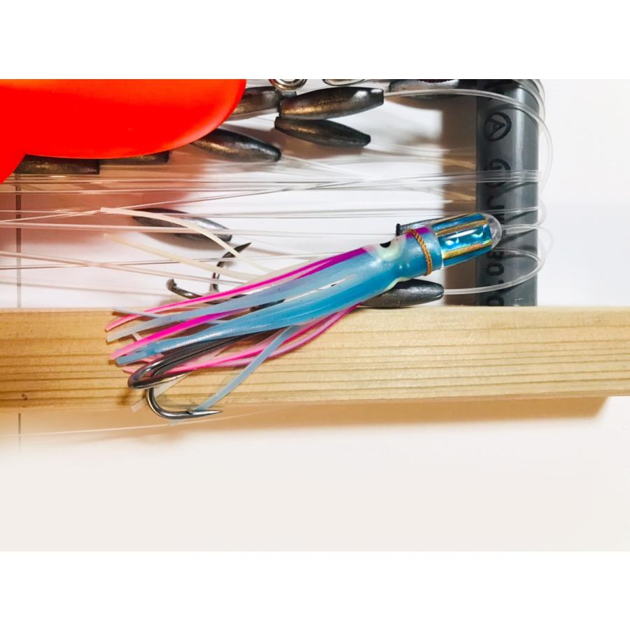 鳥山漁具 トローリング カツオ用ラビット仕掛けセット　青タンアクリルヘッドルアー |  | 01