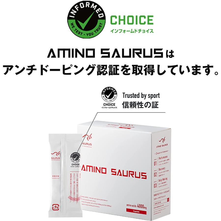 アミノサウルス 14本入り×1箱 AMINO SAURUS BCAA3000mg＋アルギニン 