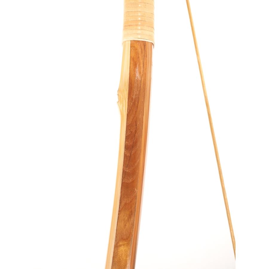 渡鹿庵】【柴田勘十郎】 15480 希少龍杢 竹弓 並寸 15.0kg 500g 合成 