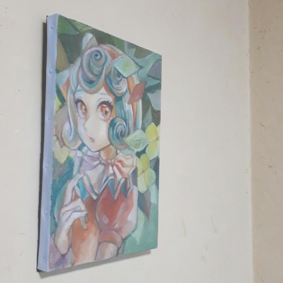 原画 空気 F4サイズ クレパス画 なか身 インテリアアート 絵画 オリジナルイラスト G 010 トロレyahoo ショップ 通販 Yahoo ショッピング