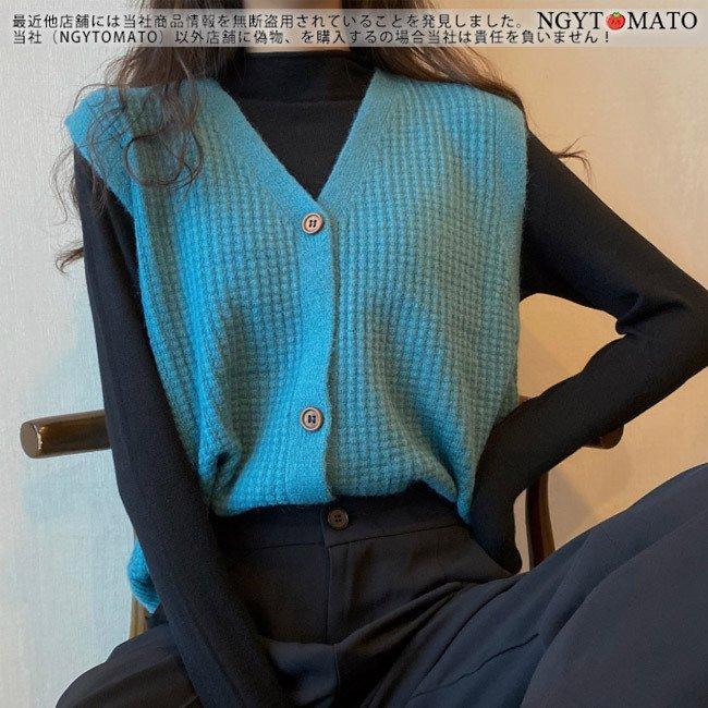 人気絶頂-ニッ•トベスト レディース ベスト ノ•ースリーブ ショート丈