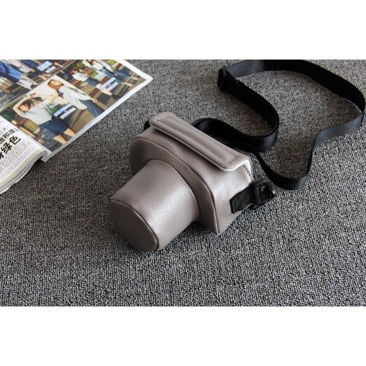 市場 Sony A6300 A6000 Puレザー 三脚穴付き A6100 Sooyeeh ミラーレス一眼 ショルダーストラップ付き ケース A6400用 16 50mmレンズ専用