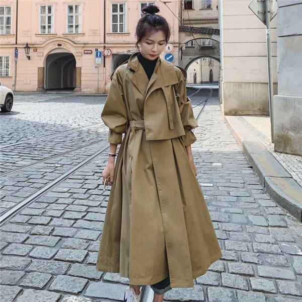 トレンチコート レディース スプリングコート 春コート ロングコート