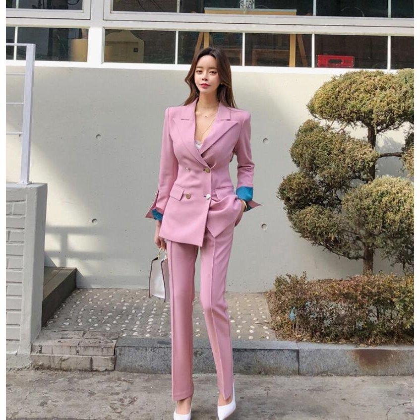 インスタ風 2点セット 令和 フォーマル パンツスーツ 上品 二つボタン OL 通勤 お呼ばれ 春秋冬 長袖ジャケット+ワイドパンツ レディース  二次会 20代30代40代 :toc413-04624:tortemoショップ - 通販 - Yahoo!ショッピング