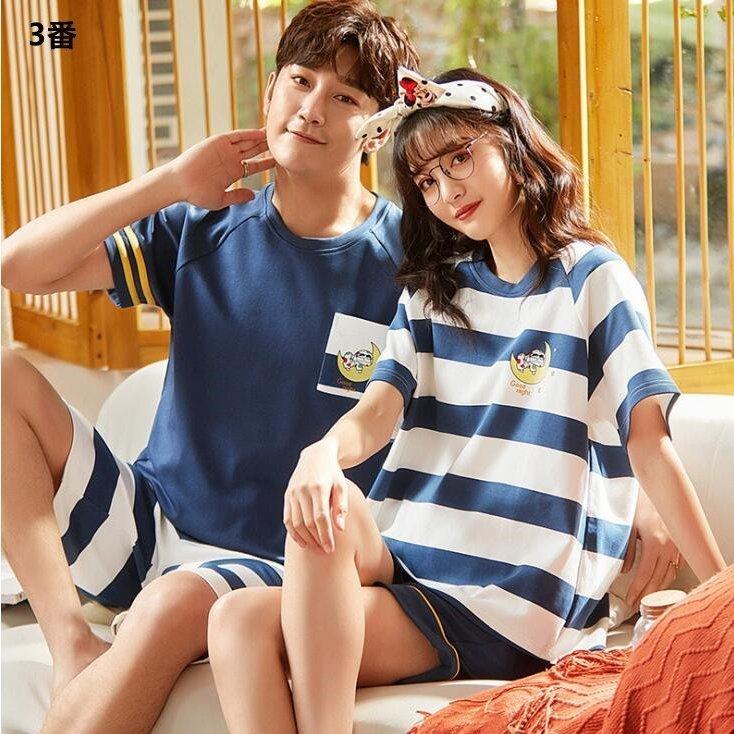 ファッション 恵みの時 パジャマ ペア カップル 上下セット 春夏秋 半袖 綿 ペアルック カップル 大きいサイズ 寝巻き ペアお揃い レディースメンズ ルームウェア 部屋着 単品売り 5wvbde51gr Www Robertgillow Co Uk