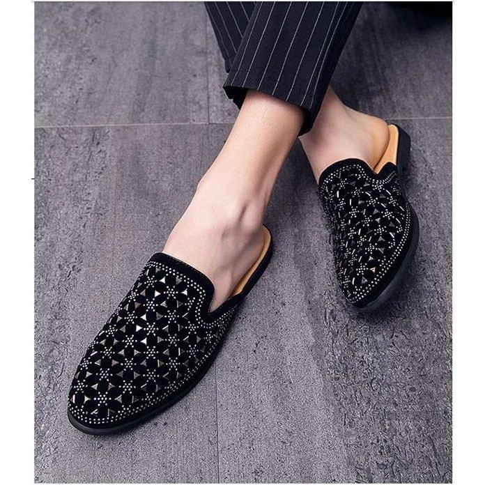 人気の春夏 サンダル スリッポン カジュアル かかとなし メンズ スニーカーサンダル 春夏 240 270mmかかとなし サンダル メンズ サボサンダル スリッパ ローファー スニーカー ドライビングシューズ Puレザー靴 カジュアル ビジネス ミュール Www Threeriversofs Com