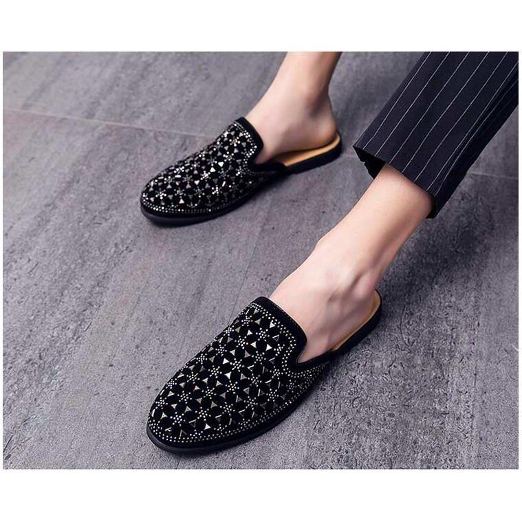 人気の春夏 サンダル スリッポン カジュアル かかとなし メンズ スニーカーサンダル 春夏 240 270mmかかとなし サンダル メンズ サボサンダル スリッパ ローファー スニーカー ドライビングシューズ Puレザー靴 カジュアル ビジネス ミュール Www Threeriversofs Com