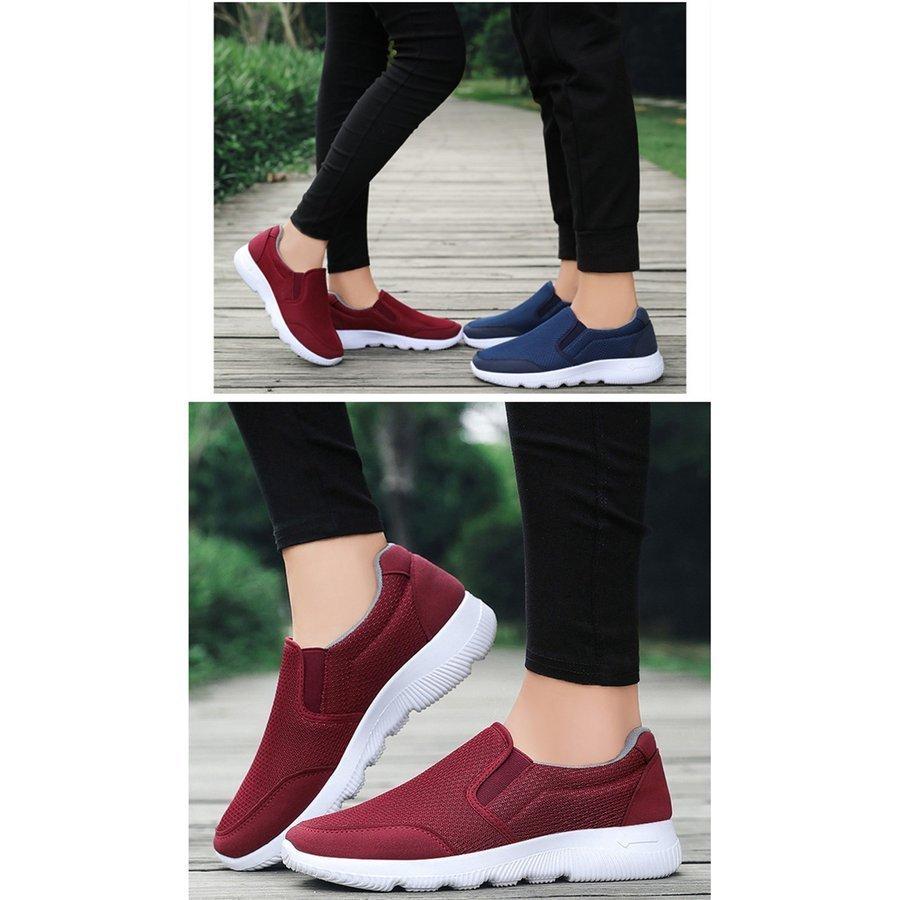 誕生日プレゼント シューズ メンズ レディース スニーカー スリッポン ローヒール 疲れない メンズ レディース スニーカー スリッポン ローヒール 疲れない ランニング シューズ 靴 歩きやすい ウォーキング 軽量 男女兼用 運動靴 カップル Www Threeriversofs Com