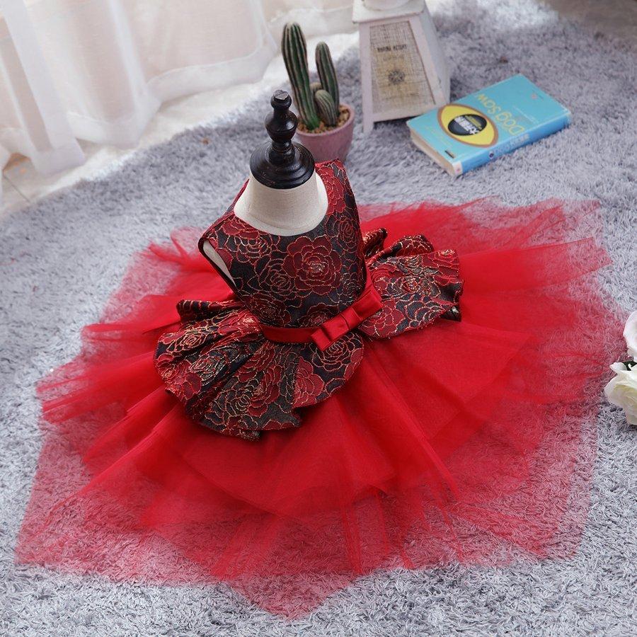 4色展開 子供ドレスピアノ発表会 結婚式 子どもドレスフォーマルピアノ発表会ドレス キッズワンピース コンクールセレモニードレス 子供服 赤 Tor77p Tortemoショップ 通販 Yahoo ショッピング