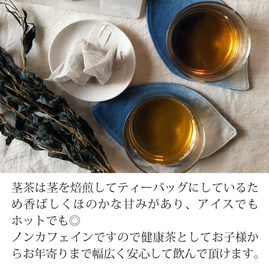 藍のお茶 藍の茎茶 2g×15袋 藍の茎100% 農薬不使用 自社栽培 徳島県産藍草 健康茶 ポリフェノール お茶 ティーパック 国産｜tortoise1897｜04