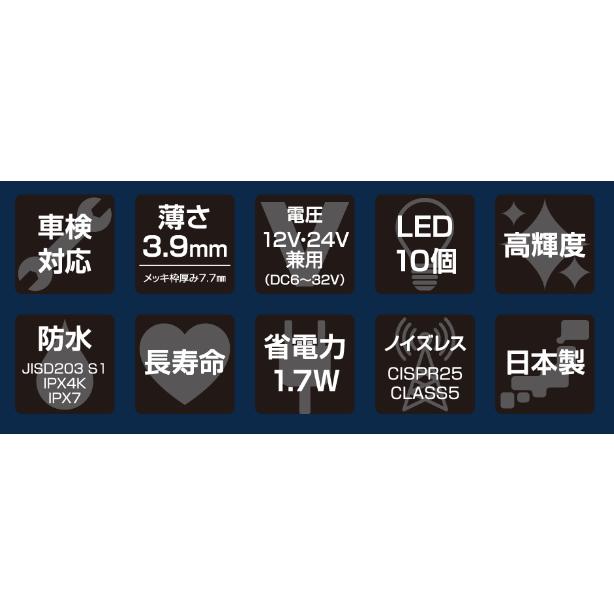 1枚のみ) LED字光式ナンバープレート照明器具 旭化成テクノ 1枚のみ) LED字光式ナンバープレート照明器具 旭化成テクノ