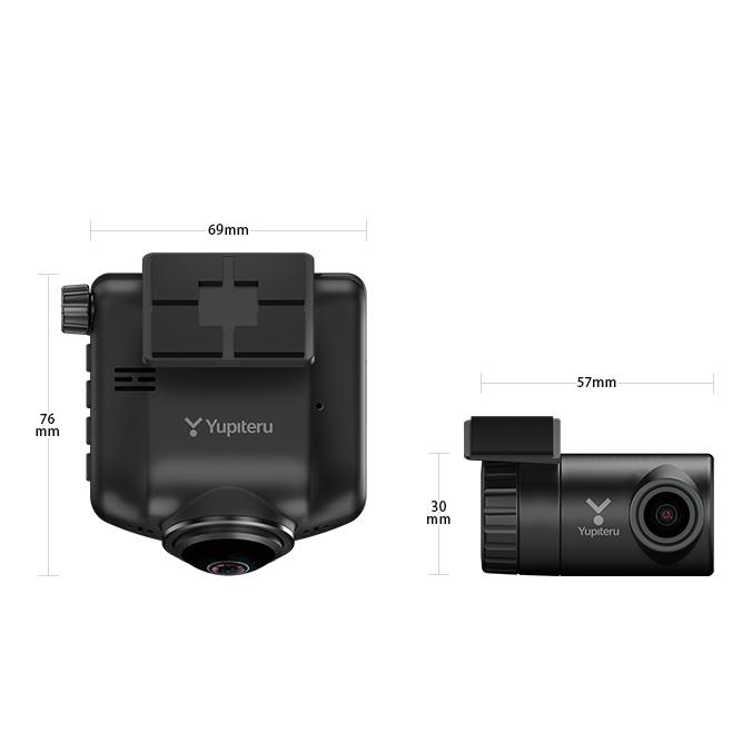 Yupiteru ユピテル 駐車監視強化 360度＆リアカメラドライブレコーダー marumie(マルミエ) ZQ-40si