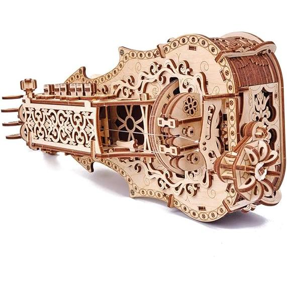 Wood Trick ウッドトリック リラ・ダ・ヴィンチ ハーディ ガーディ 楽器になる 3Dウッドパズル / 木製模型 また