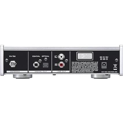 ティアック CDプレーヤー/FMチューナー PD-301-X シルバー :B09XTQGTCX 