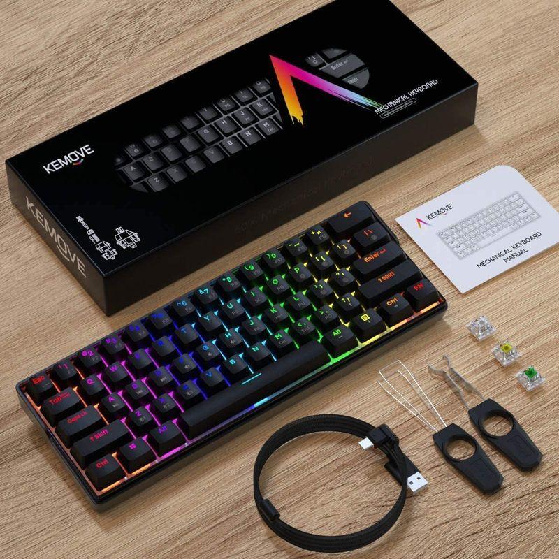 最大45 Offクーポン Kemove ゲーミングキーボード Bluetooth 5 1 無線 有線 ホットスワップ可能 メカニカルキーボード Pbtダブルショット Westcoastmoke Com