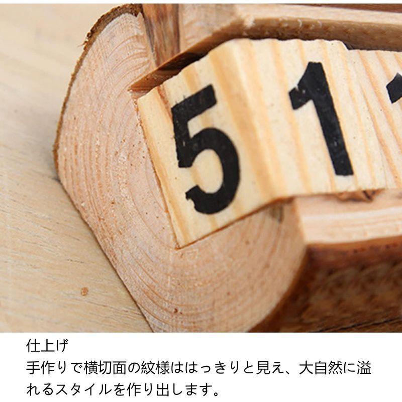 85 以上節約 Lulufun 日めくりカレンダー 木製 万年カレンダー 卓上 アンティーク風 職人手作り 雑貨 インテリア L Simbcity Net