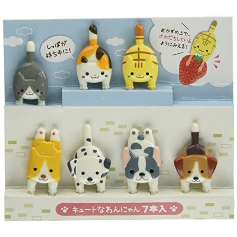 安い トルネ お弁当 ピック キャラ弁 デコ弁 ランチ 猫 犬 さかだちわんにゃん 7本入 P 30 Materialworldblog Com