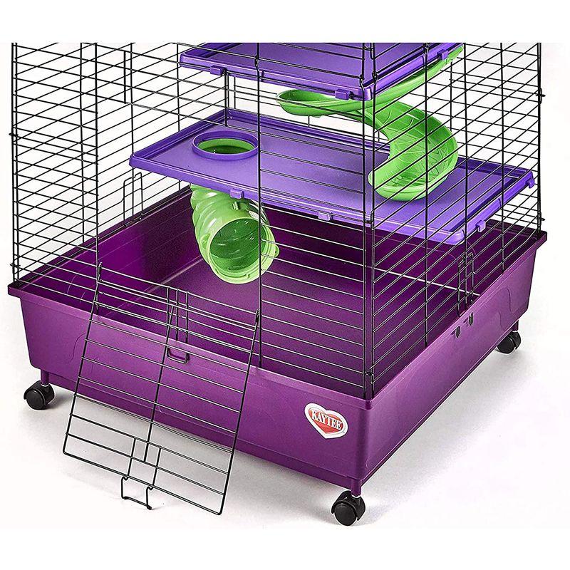 Super Pet My First Home Deluxe 2X2 Multi Level with Casters Habitat fo