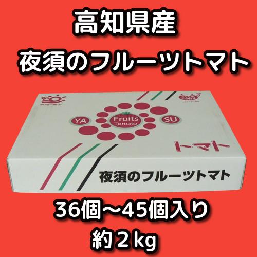 送料無料】高知県産 トップブランド 夜須のフルーツトマト 36〜45個