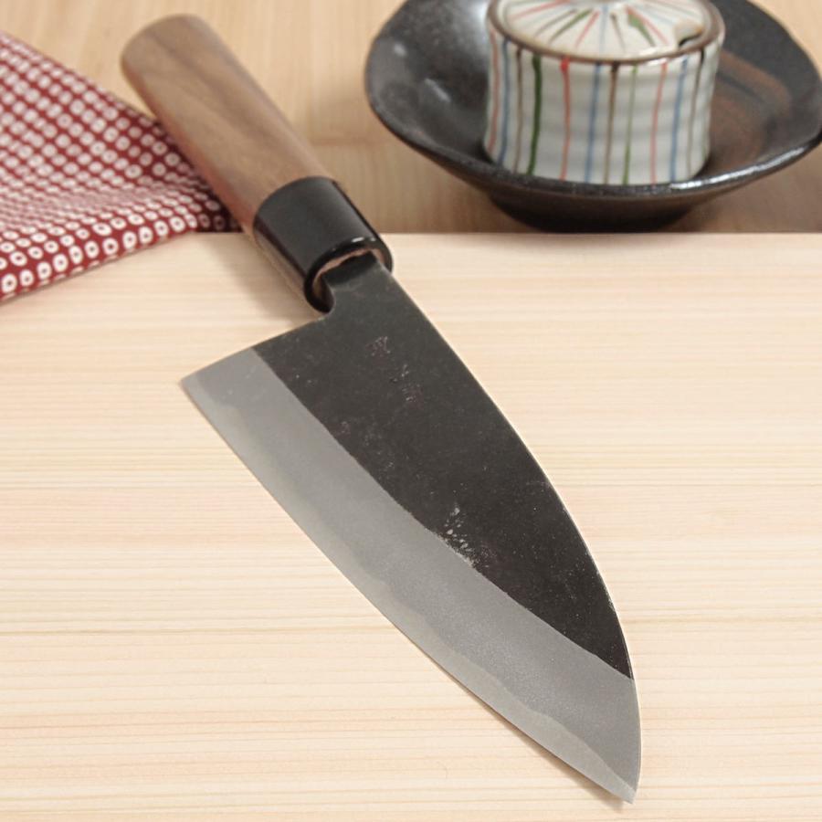 新着商品 刃渡り18cm 出刃包丁 両刃 黒打ち仕上げ 白鋼2号 土佐打刃物 値引 Zoetalentsolutions Com