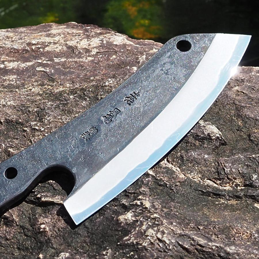 アウトドアナイフ ブッチャーナイフ 青紙 刃長17cm フルタング アウトドアナイフ ブッチャーナイフ 青紙 刃長17cm フルタング