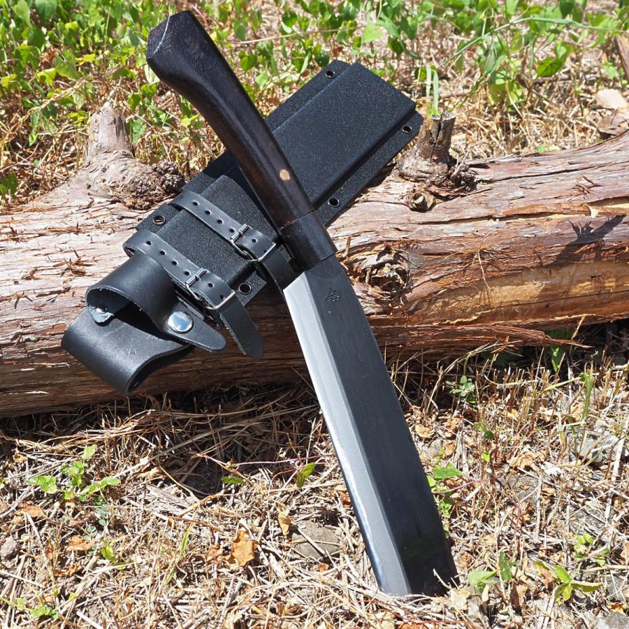 レッドオルカ+1 腰鉈 両刃 青紙 21cm 枝打ち 伐採 薪割り レッドオルカ+1 腰鉈 両刃 青紙 21cm 枝打ち 伐採 薪割り