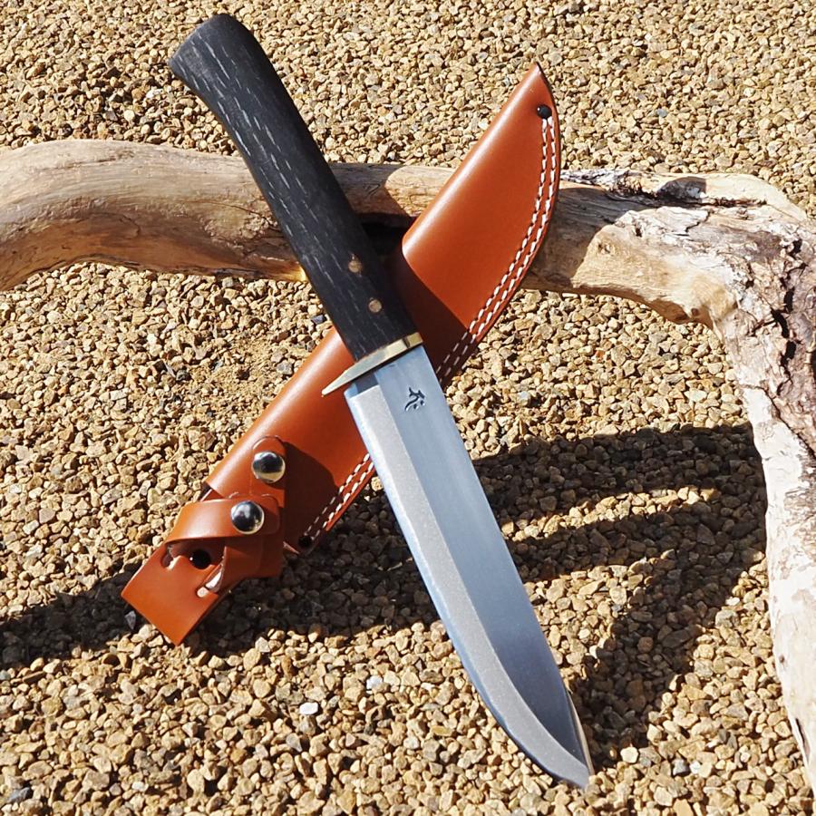 レッドオルカ+1 剣鉈 磨き 21cm 青紙 和式ナイフ ハンティングナイフ