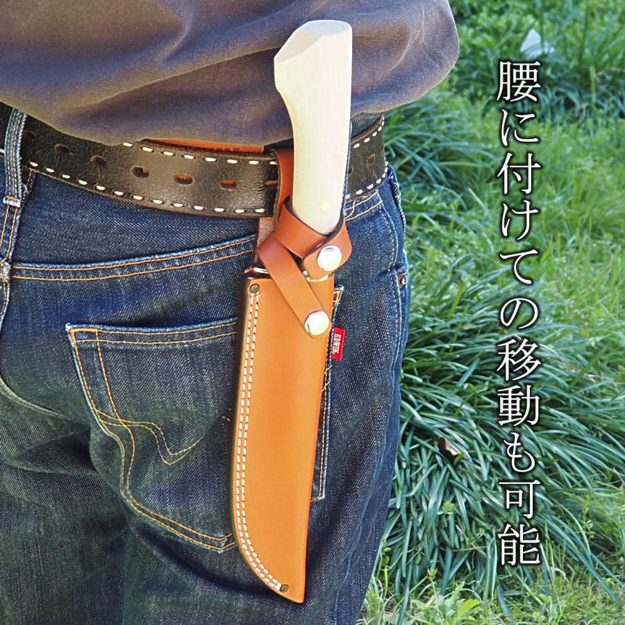 園芸 アウトドア 土佐刃物 青紙 細 鉈 ２１０ミリ 土佐剣鉈 磨き 21cm 青紙 和式ナイフ ハンティングナイフ アウトドア