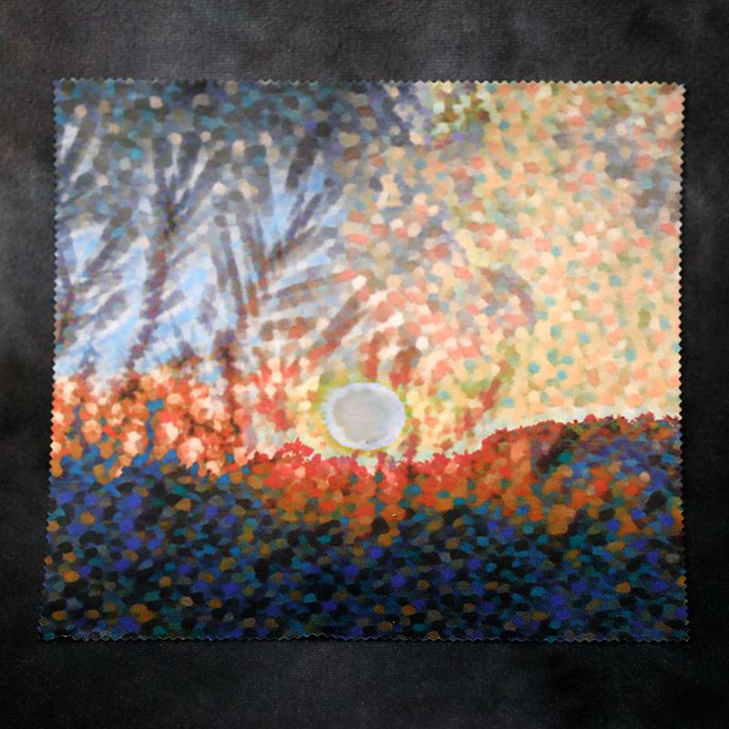 【夕陽と月】クリーニングクロス・メガネ拭き | 