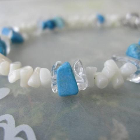 ブレスレットトルコ石珊瑚