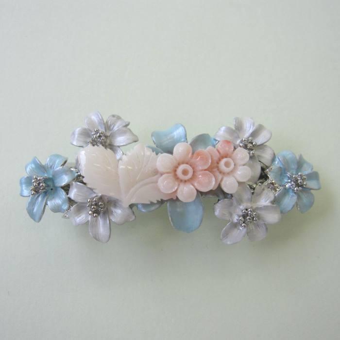 ピンク珊瑚桜草のバレッタ 髪留め コーラル ヘアアクセサリー 宝石サンゴ R2ba10 593y 珊瑚職人館ー土佐 通販 Yahoo ショッピング