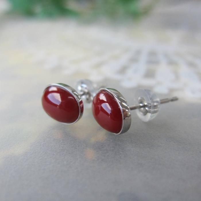 K18WG ピアス（ ポストK14）